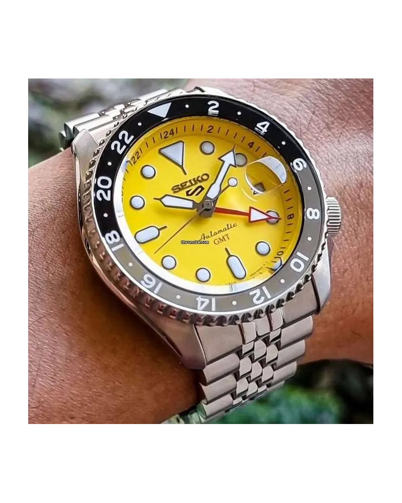 ZEGAREK MĘSKI SEIKO 5 SPORTS SSK017K1 GMT AUTOMAT WR100 + BOX ZEGAREK MĘSKI SEIKO 5 SPORTS SSK017K1 GMT AUTOMAT WR100 + BOX