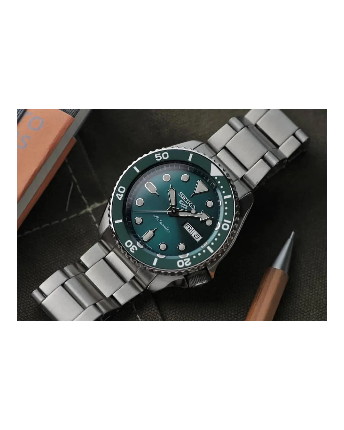 ZEGAREK MĘSKI SEIKO 5 SRPD61K1 AUTOMAT + BOX ZEGAREK MĘSKI SEIKO 5 SRPD61K1 AUTOMAT + BOX