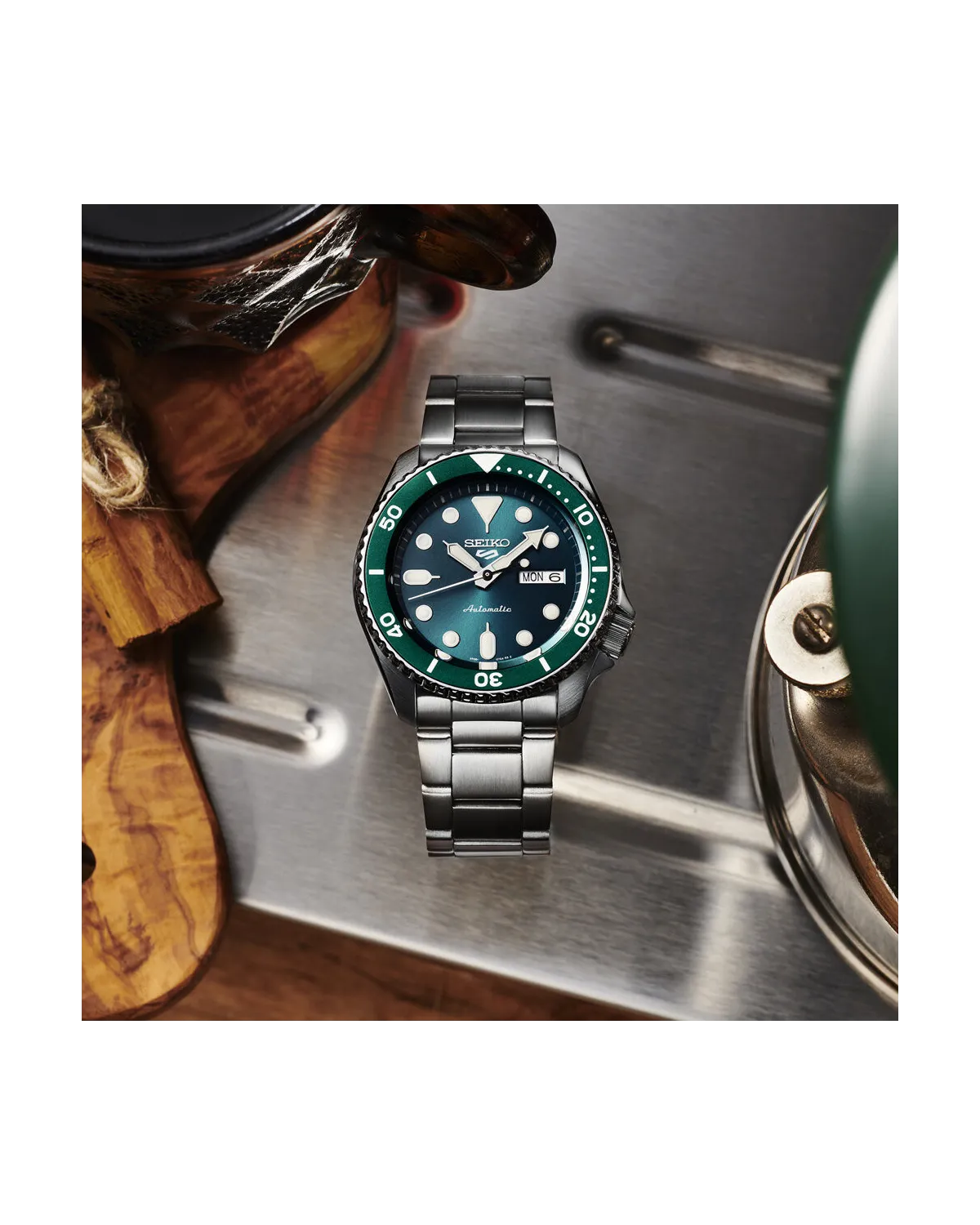 ZEGAREK MĘSKI SEIKO 5 SRPD61K1 AUTOMAT + BOX ZEGAREK MĘSKI SEIKO 5 SRPD61K1 AUTOMAT + BOX