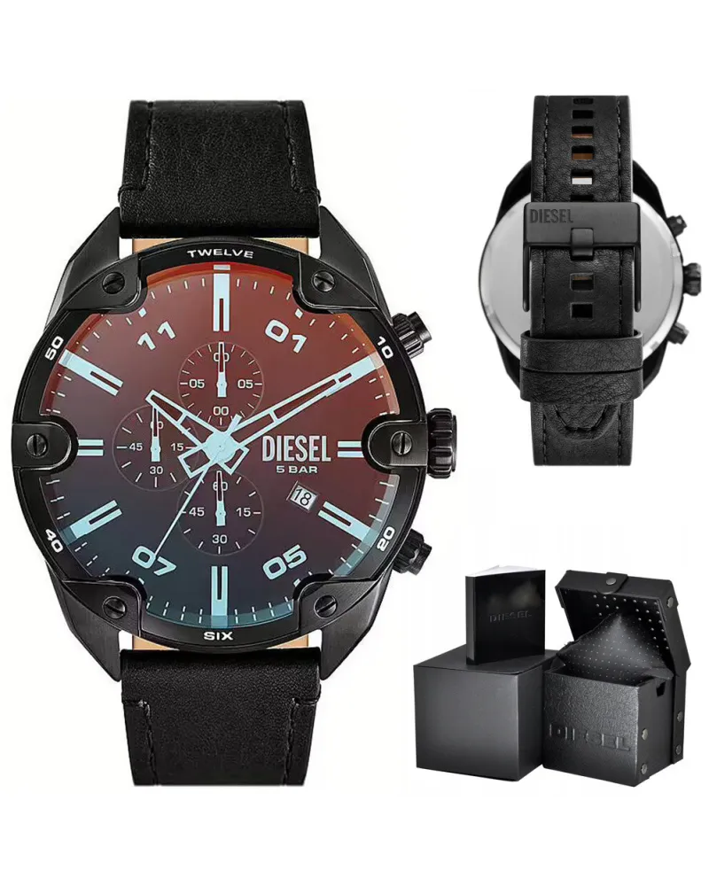 ZEGAREK MĘSKI DIESEL Spiked Chronograph DZ4667 + BOX ZEGAREK MĘSKI DIESEL Spiked Chronograph DZ4667 + BOX