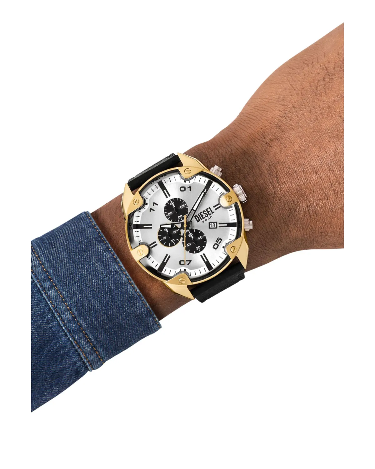 ZEGAREK MĘSKI DIESEL Spiked Chronograph DZ4671 + BOX ZEGAREK MĘSKI DIESEL Spiked Chronograph DZ4671 + BOX