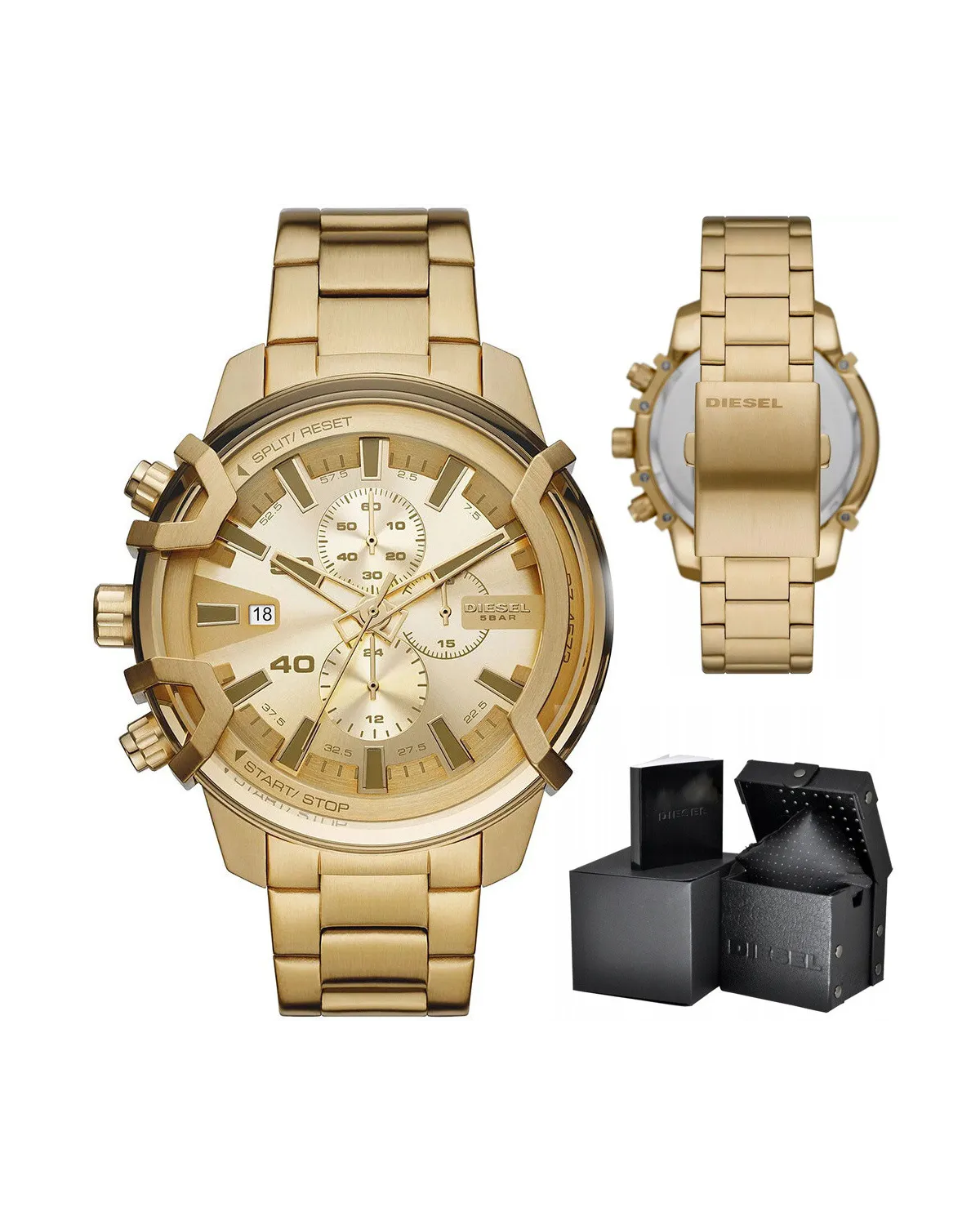 ZEGAREK MĘSKI DIESEL Griffed Chronograph DZ4573 + BOX ZEGAREK MĘSKI DIESEL Griffed Chronograph DZ4573 + BOX