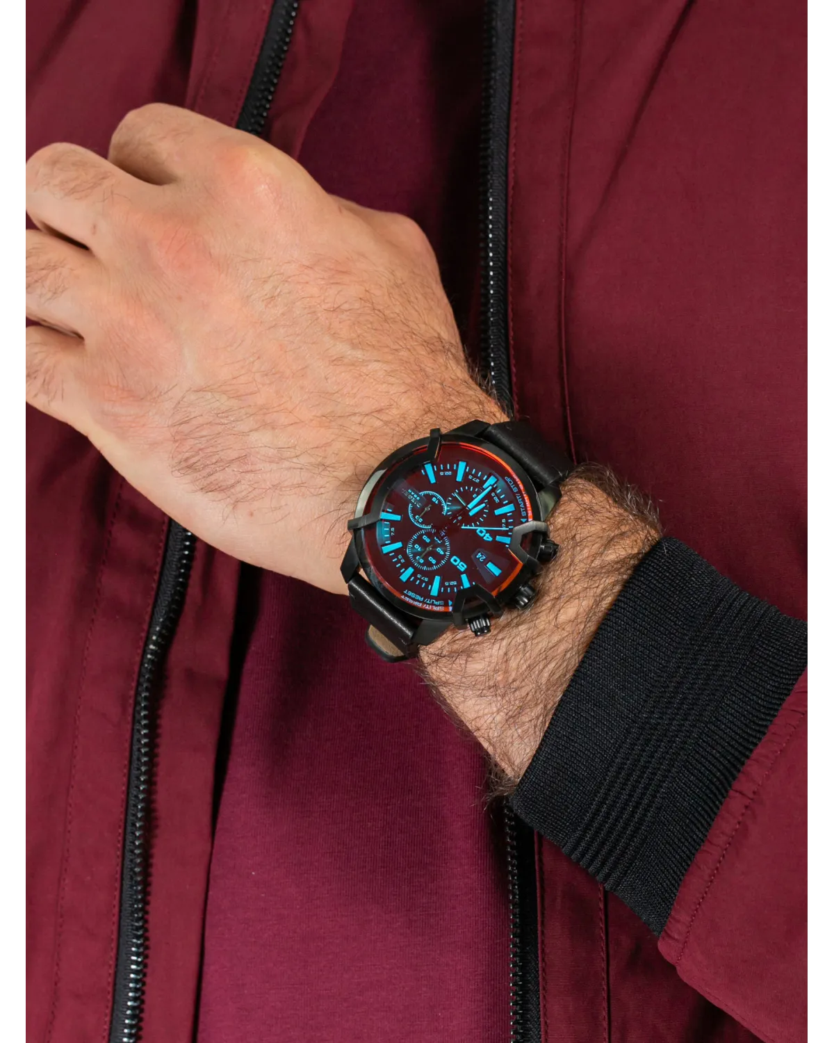 ZEGAREK MĘSKI DIESEL Griffed Chronograph DZ4519 + BOX ZEGAREK MĘSKI DIESEL Griffed Chronograph DZ4519 + BOX