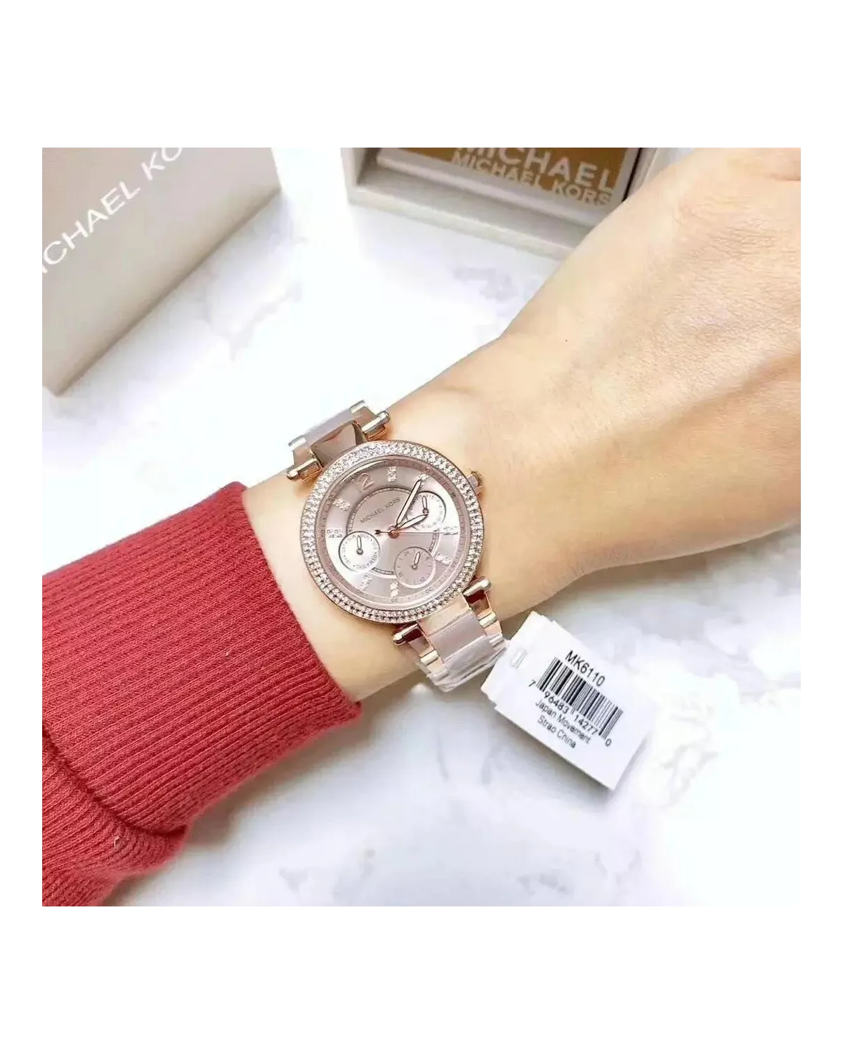 ZEGAREK DAMSKI MICHAEL KORS MK6110 MINI PARKER (zm540c) + BOX
