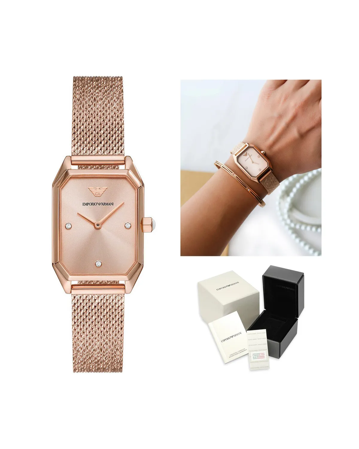 ZEGAREK DAMSKI EMPORIO ARMANI GIOIA AR11347 + BOX