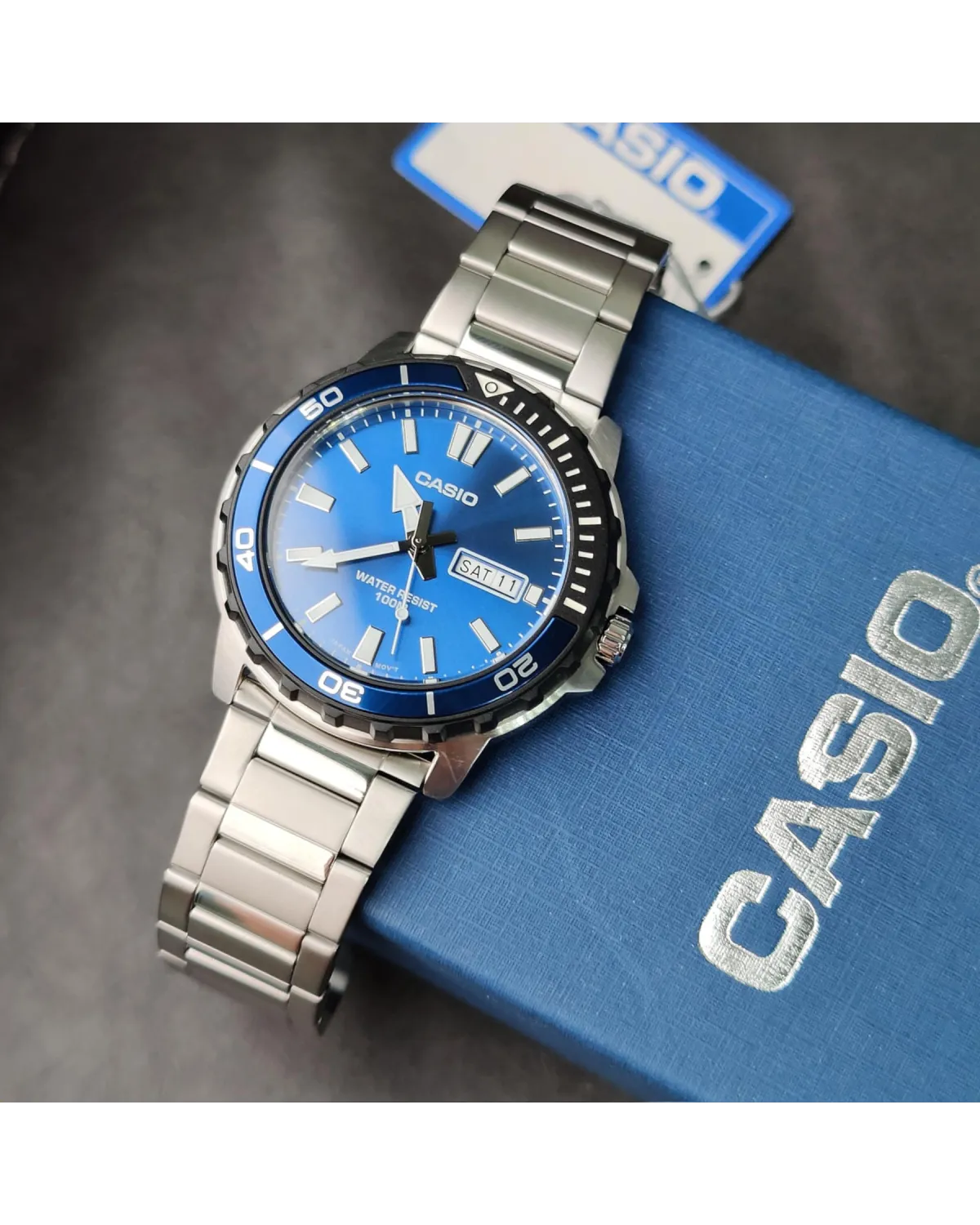Zegarek Męski Casio Collection MTD-125D-2A1 + BOX
