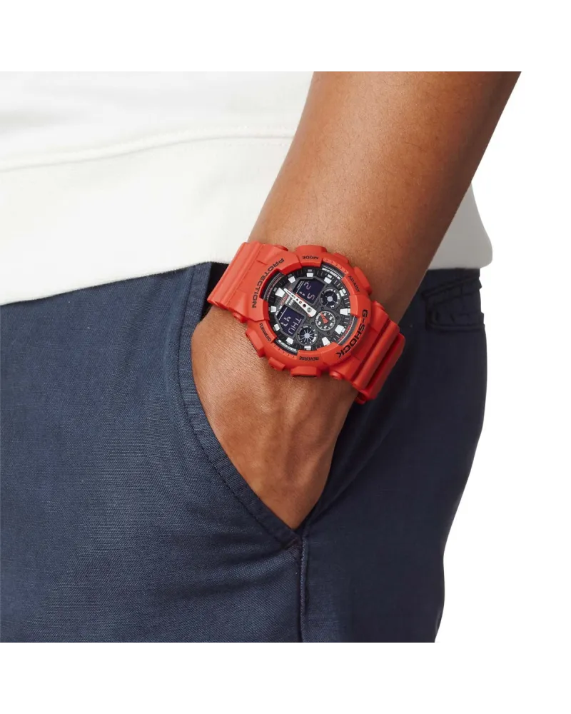 ZEGAREK MĘSKI CASIO G-SHOCK GA-100B-4AER (zd135d) + BOX ZEGAREK MĘSKI CASIO G-SHOCK GA-100B-4AER (zd135d) + BOX