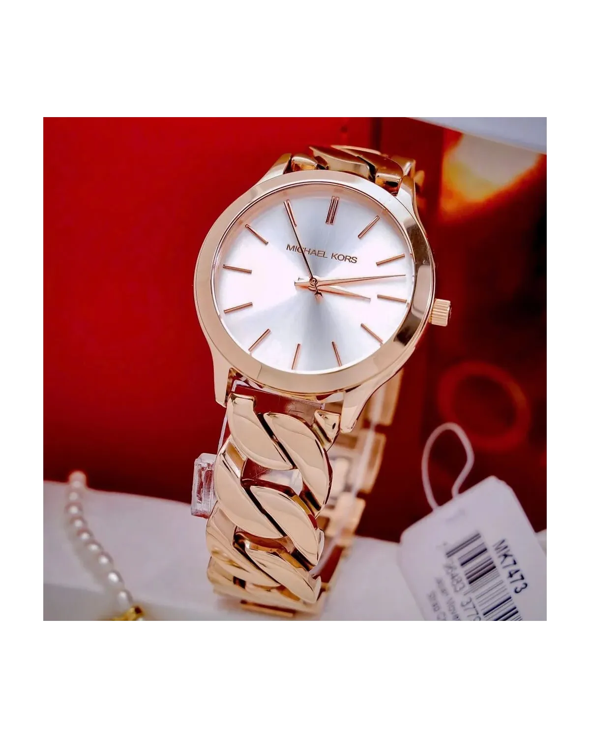 ZEGAREK DAMSKI Michael Kors Slim Runway MK7473 + BOX