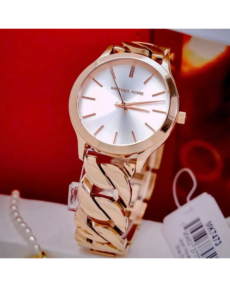 ZEGAREK DAMSKI Michael Kors Slim Runway MK7473 + BOX