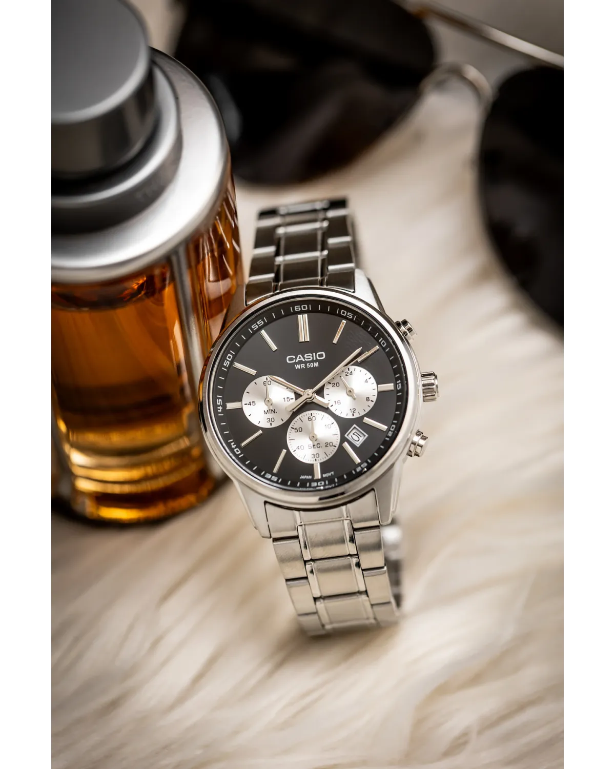 ZEGAREK MĘSKI CASIO MTP-E515D-1A (zd265a) + BOX