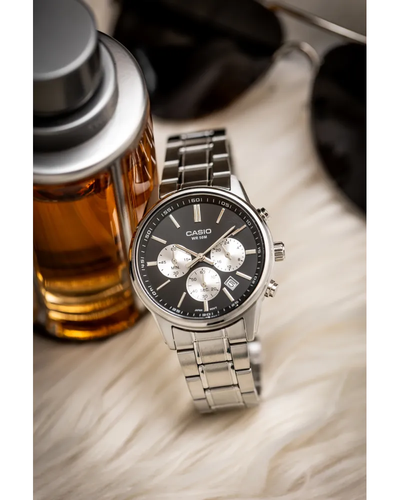 ZEGAREK MĘSKI CASIO MTP-E515D-1A (zd265a) + BOX