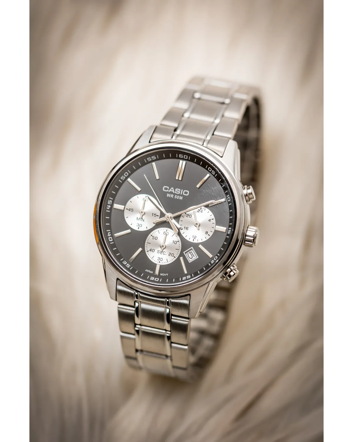 ZEGAREK MĘSKI CASIO MTP-E515D-1A (zd265a) + BOX
