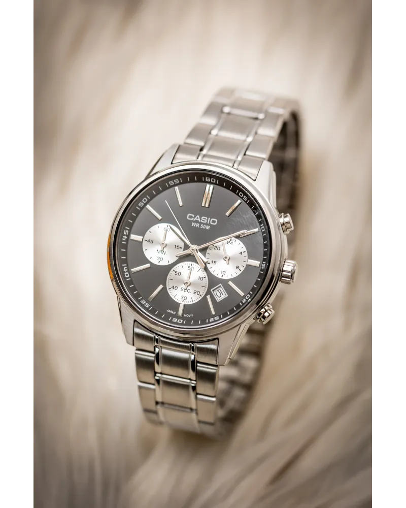 ZEGAREK MĘSKI CASIO MTP-E515D-1A (zd265a) + BOX