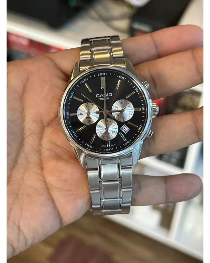 ZEGAREK MĘSKI CASIO MTP-E515D-1A (zd265a) + BOX