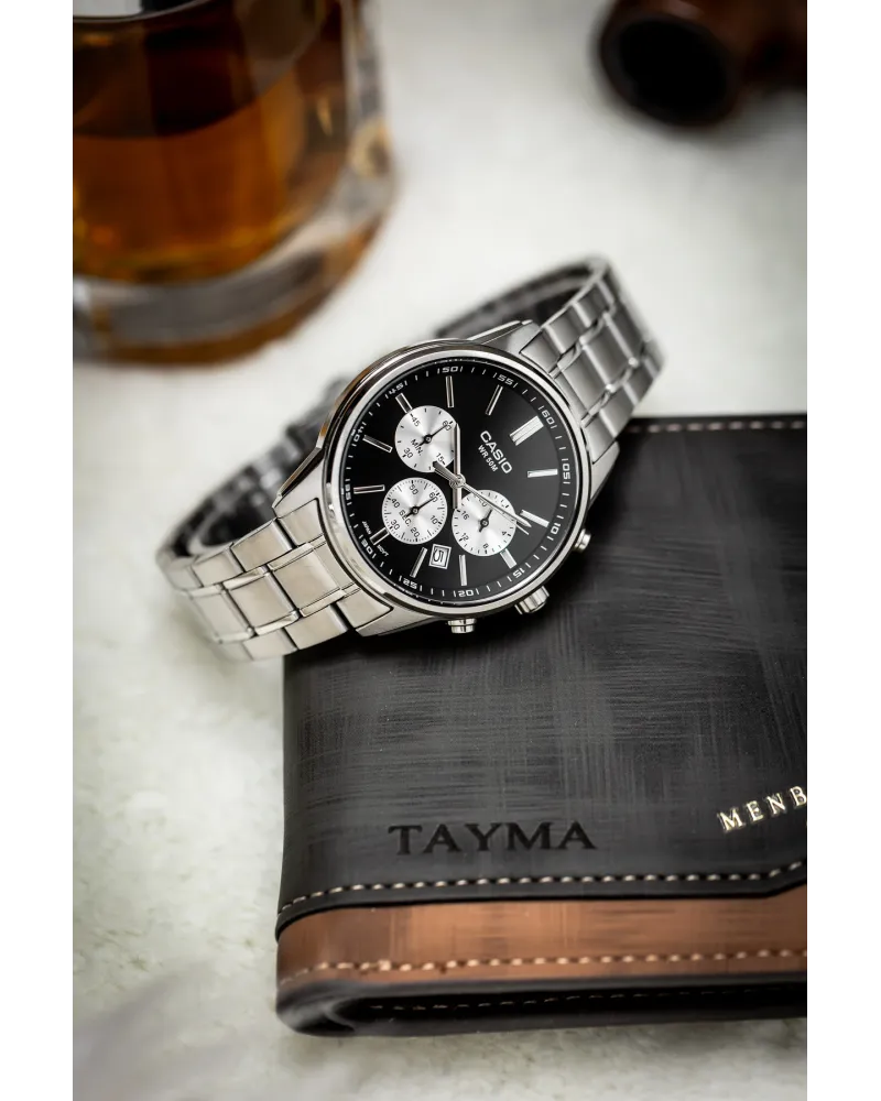 ZEGAREK MĘSKI CASIO MTP-E515D-1A (zd265a) + BOX