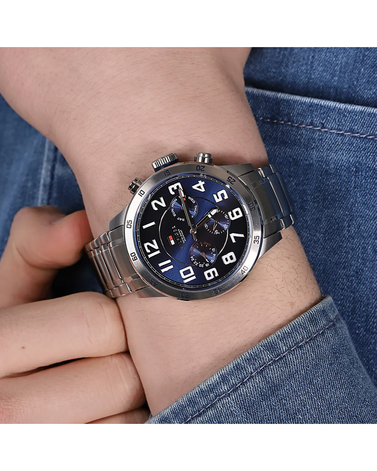ZEGAREK MĘSKI TOMMY HILFIGER 1791053 TREND (zf078b) + BOX