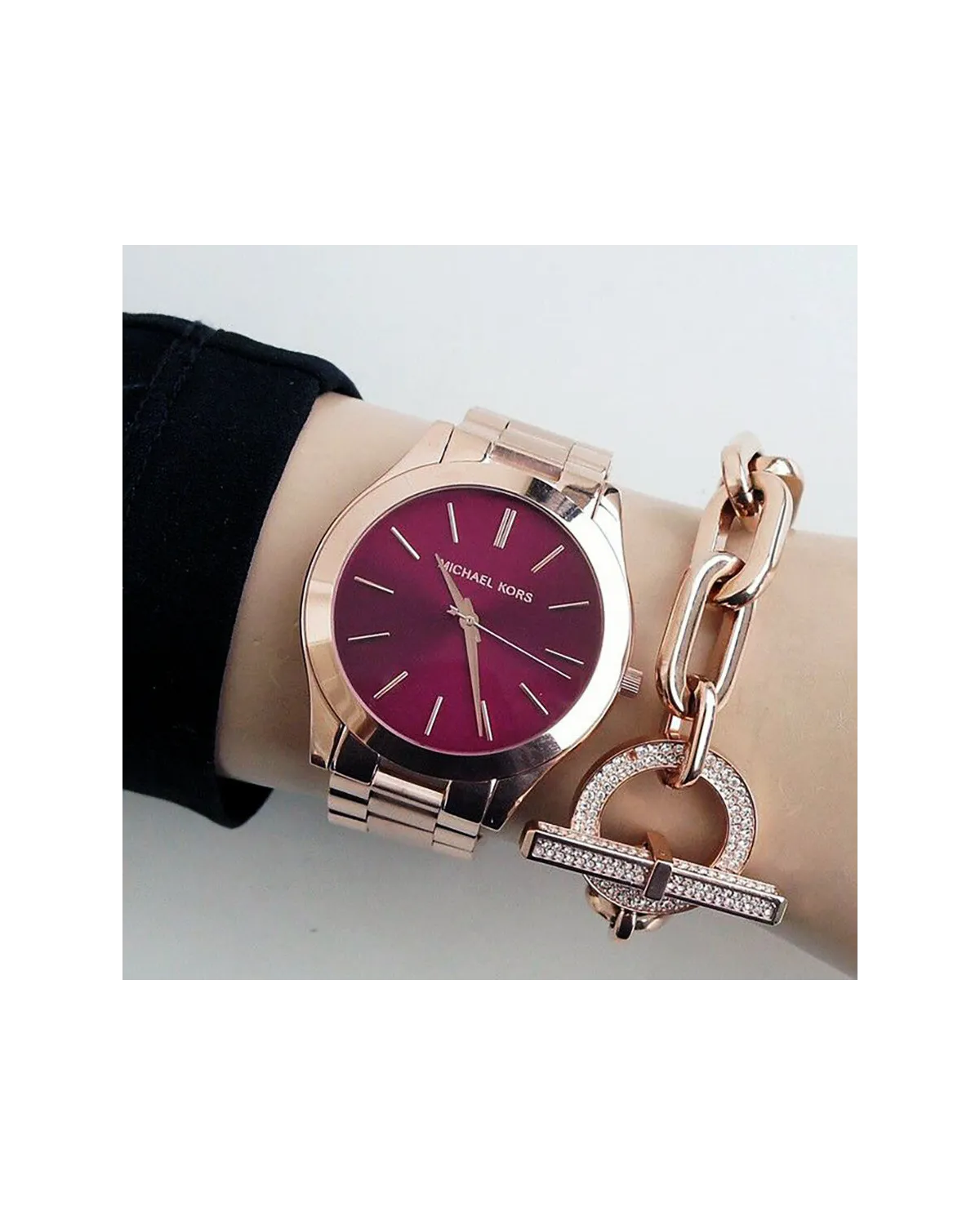 ZEGAREK DAMSKI Michael Kors Slim Runway MK3436 (zm563a)