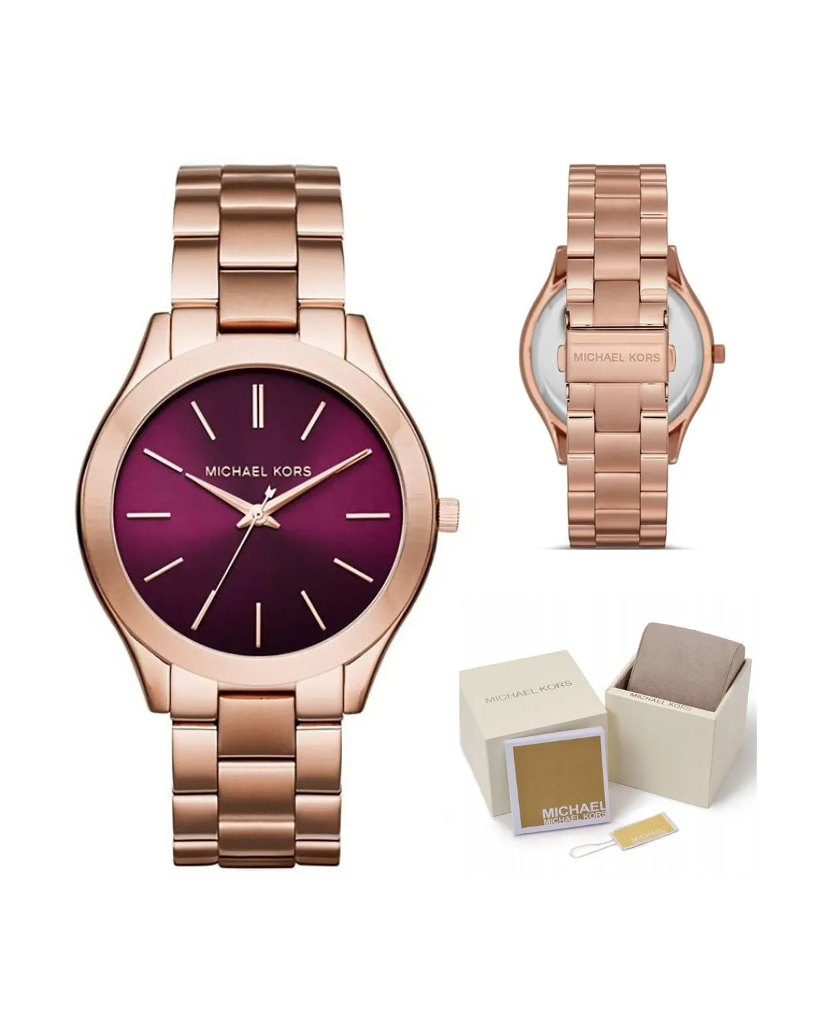 ZEGAREK DAMSKI Michael Kors Slim Runway MK3436 (zm563a)