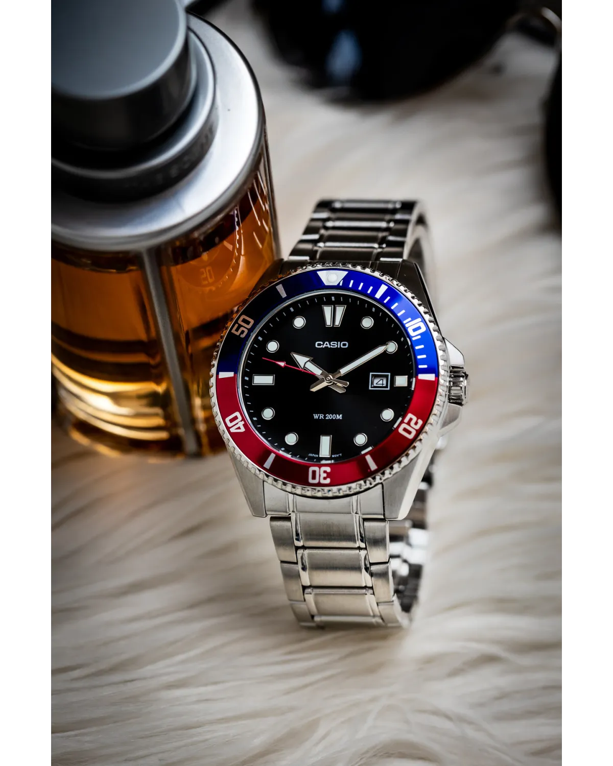 Zegarek Męski Casio MDV-107D-1A3 + BOX