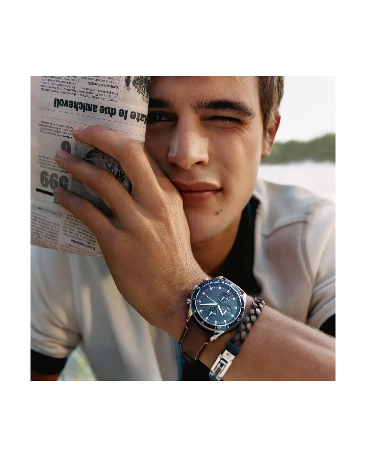 ZEGAREK MĘSKI TOMMY HILFIGER 1791837 PARKER (zf041a) + BOX