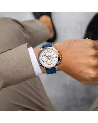 ZEGAREK MĘSKI TOMMY HILFIGER Bank 1791778 (zf064a) + BOX