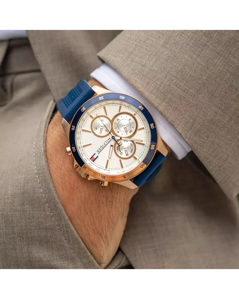 ZEGAREK MĘSKI TOMMY HILFIGER Bank 1791778 (zf064a) + BOX