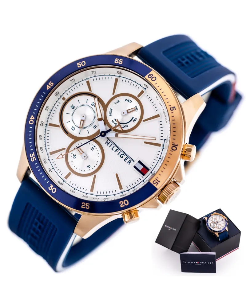 ZEGAREK MĘSKI TOMMY HILFIGER Bank 1791778 (zf064a) + BOX