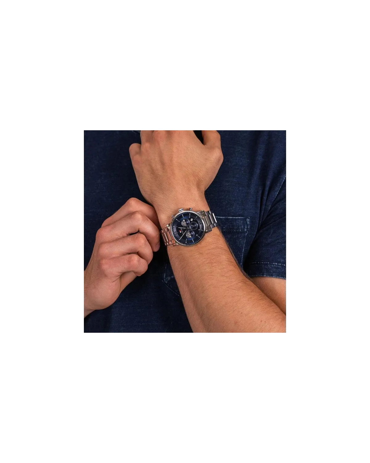 ZEGAREK MĘSKI TOMMY HILFIGER 1710409 EVAN (zf033b) + BOX