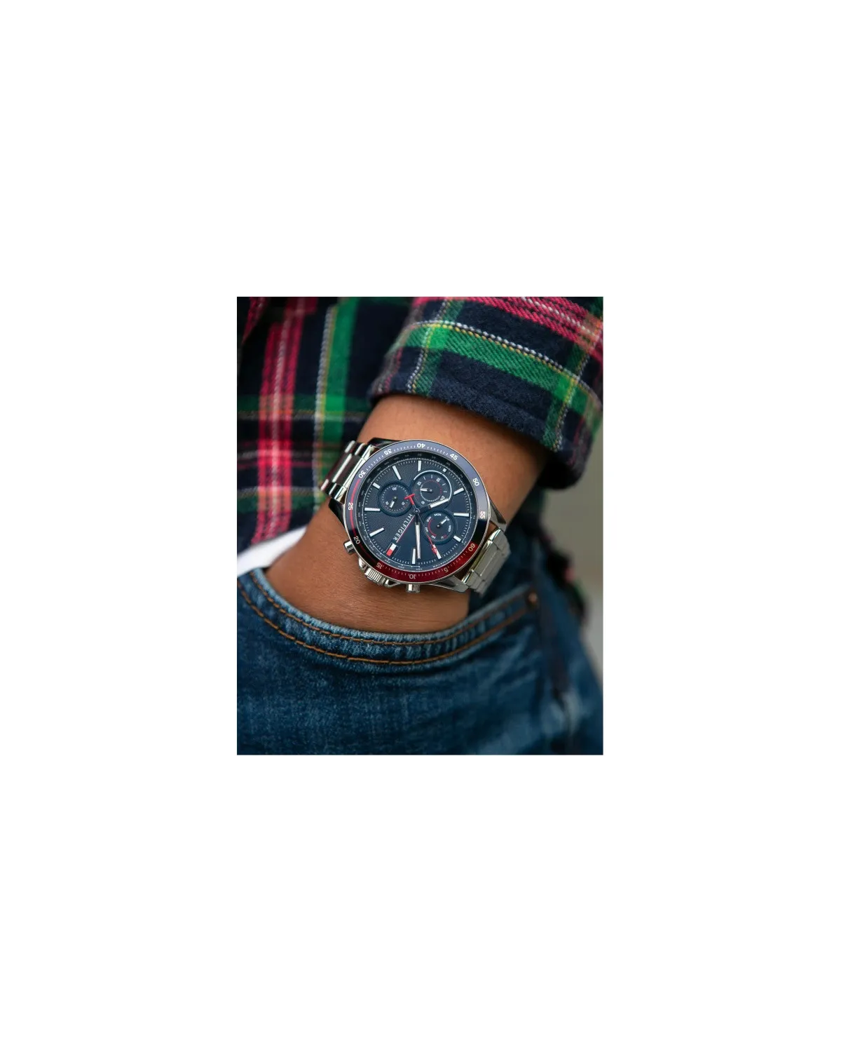 ZEGAREK MĘSKI TOMMY HILFIGER 1791718 BANK (zf022a)