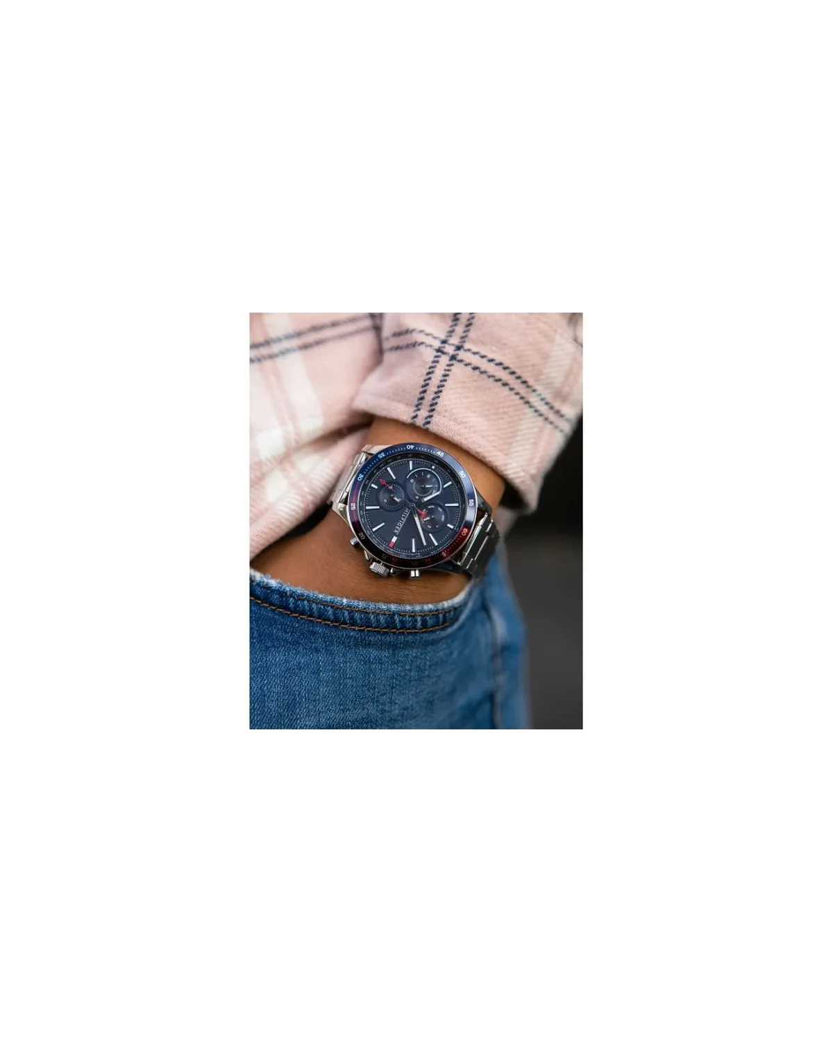 ZEGAREK MĘSKI TOMMY HILFIGER 1791718 BANK (zf022a)