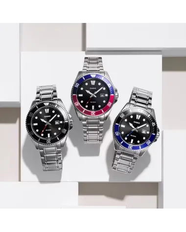 Zegarek Męski Casio MDV-107D-1A1 WR200 + BOX