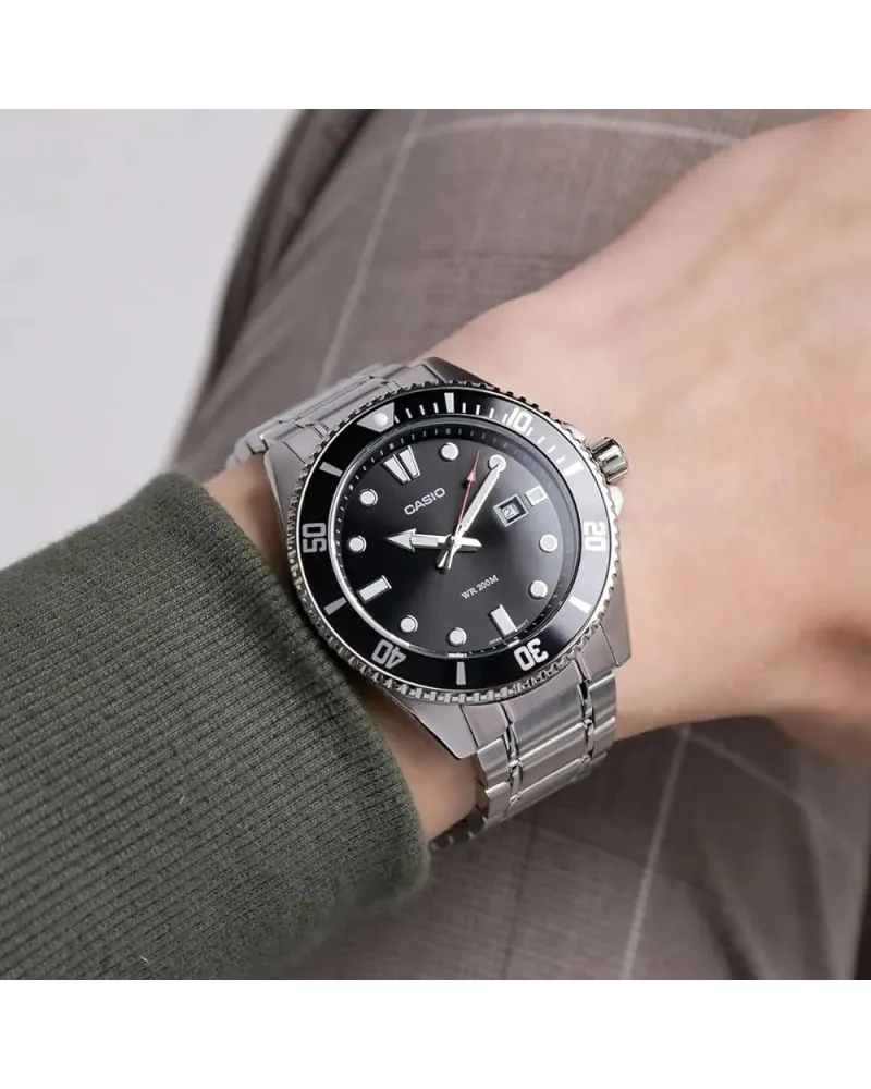 Zegarek Męski Casio MDV-107D-1A1 WR200 + BOX