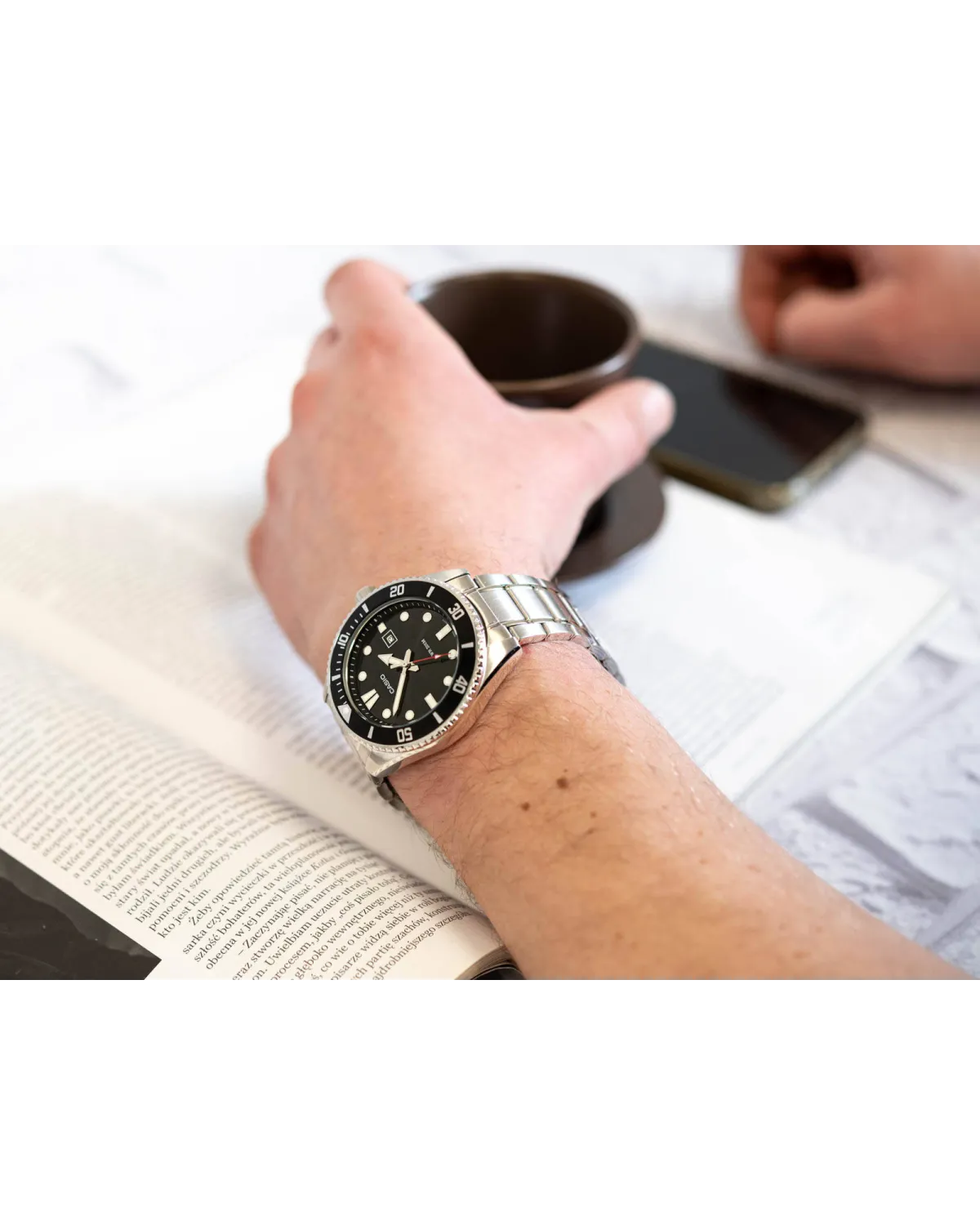 Zegarek Męski Casio MDV-107D-1A1 WR200 + BOX