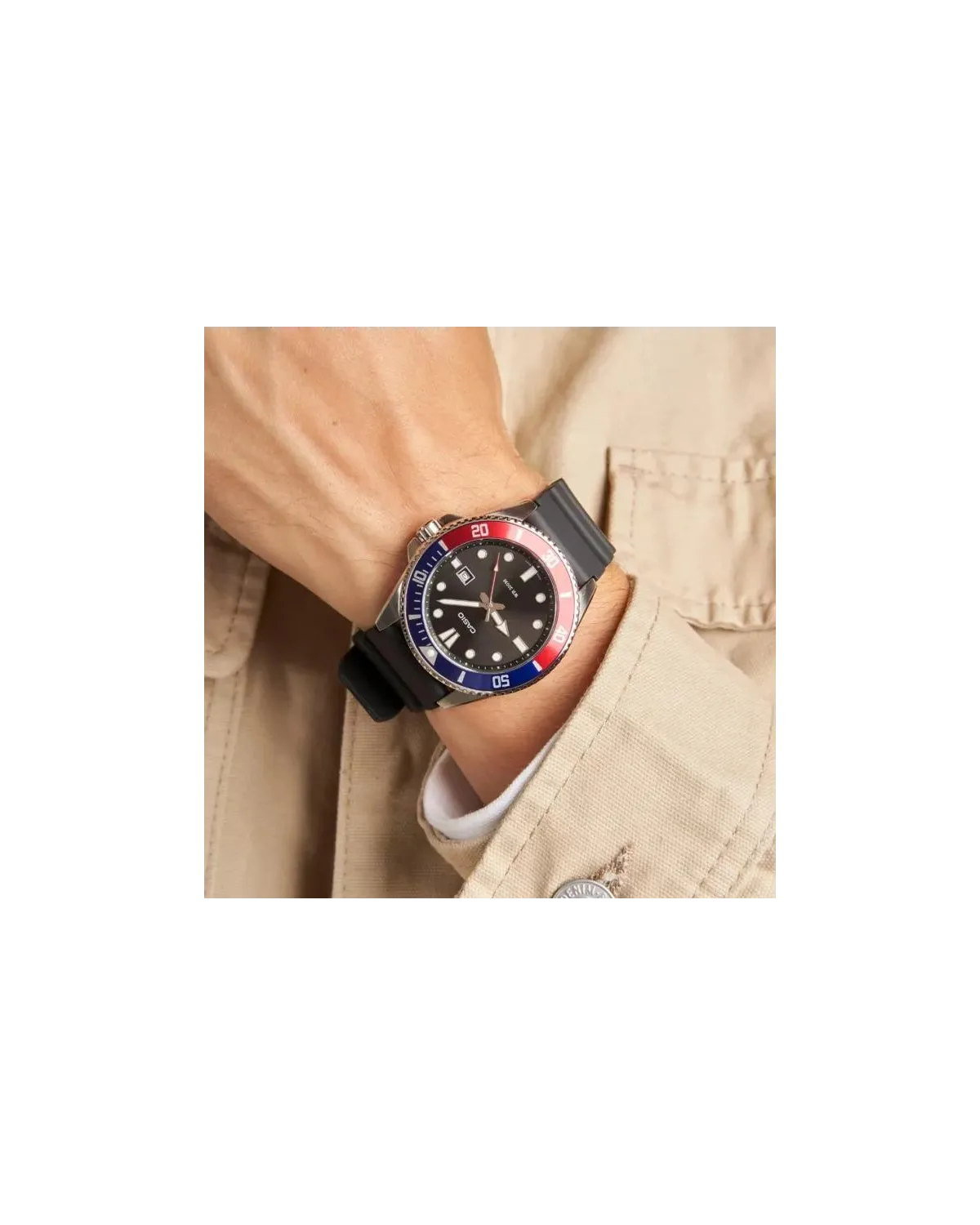 ZEGAREK MĘSKI CASIO MDV-107-1A3 (zd172b) + BOX