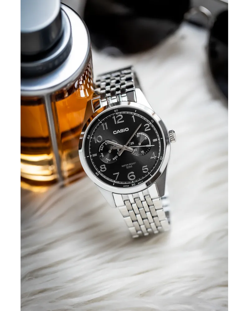 ZEGAREK MĘSKI CASIO MTP-E340D-1A (zd264a) + BOX