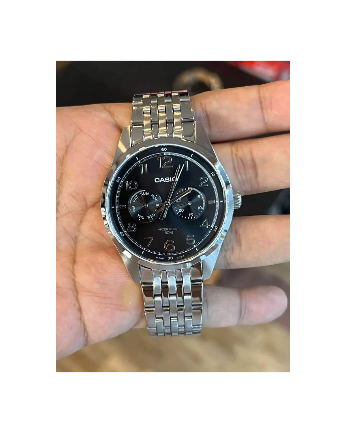 ZEGAREK MĘSKI CASIO MTP-E340D-1A (zd264a) + BOX