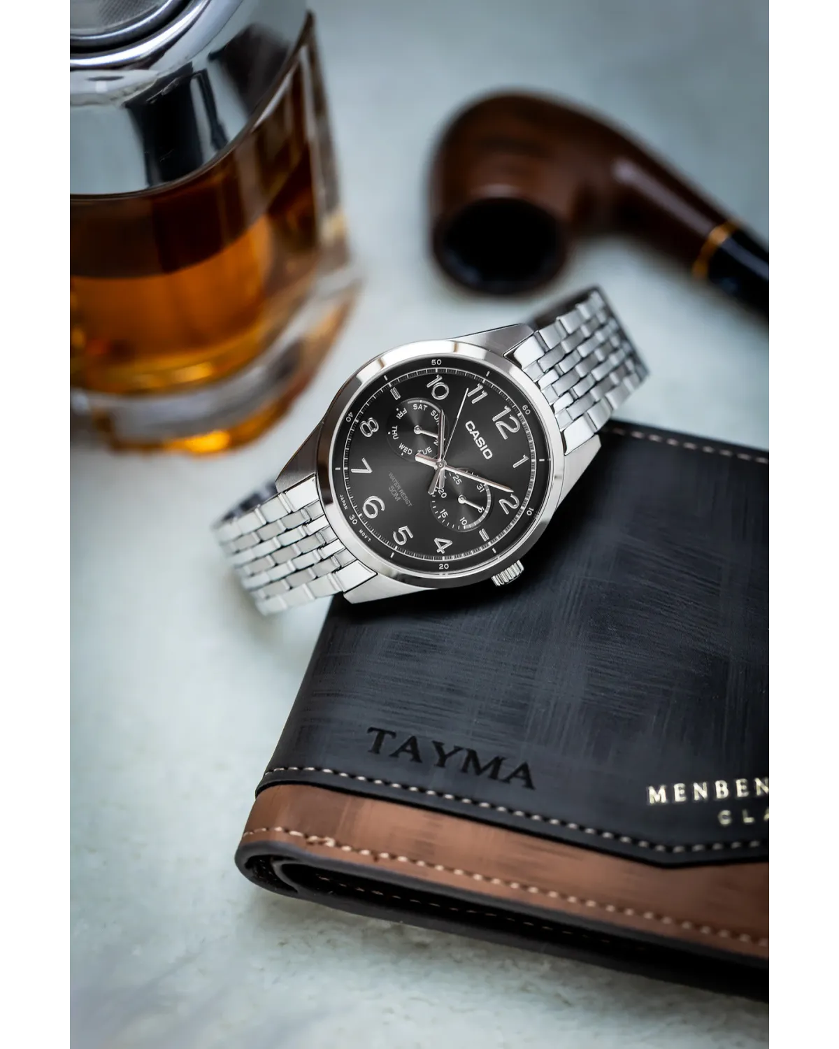 ZEGAREK MĘSKI CASIO MTP-E340D-1A (zd264a) + BOX
