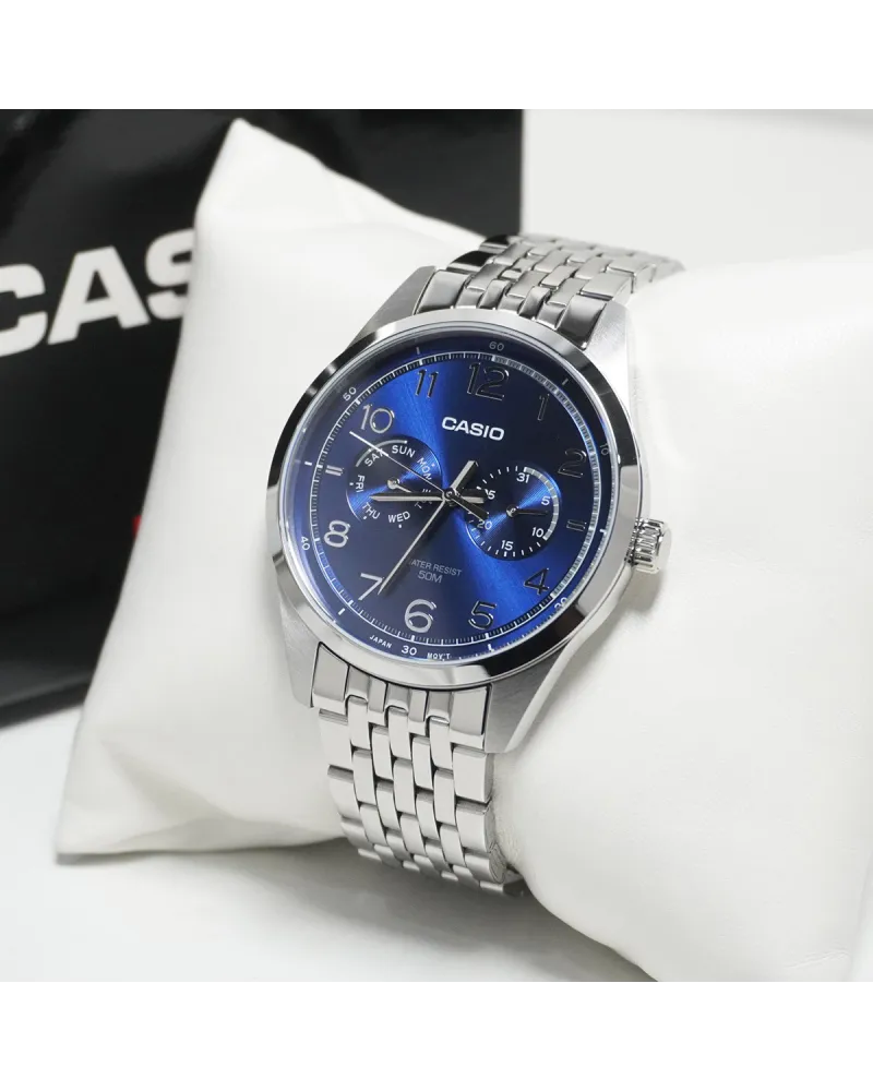 ZEGAREK MĘSKI CASIO MTP-E340D-2A (zd264b) + BOX