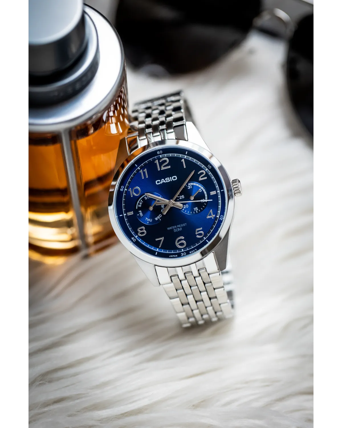 ZEGAREK MĘSKI CASIO MTP-E340D-2A (zd264b) + BOX