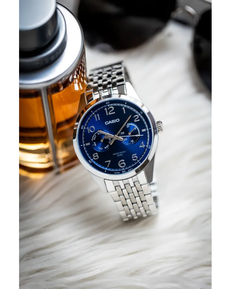 ZEGAREK MĘSKI CASIO MTP-E340D-2A (zd264b) + BOX