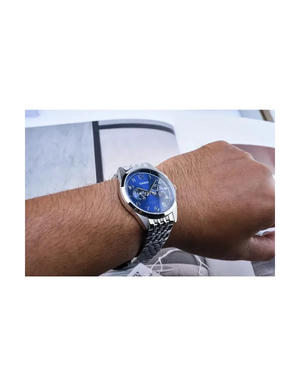 ZEGAREK MĘSKI CASIO MTP-E340D-2A (zd264b) + BOX