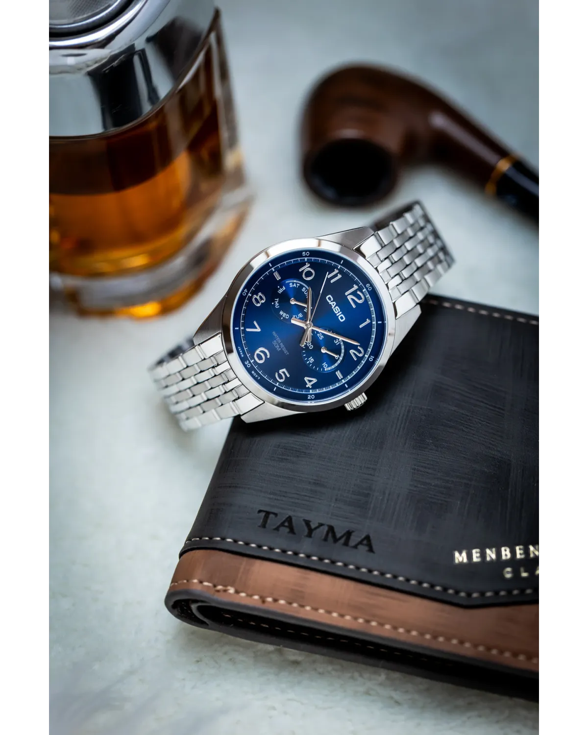 ZEGAREK MĘSKI CASIO MTP-E340D-2A (zd264b) + BOX