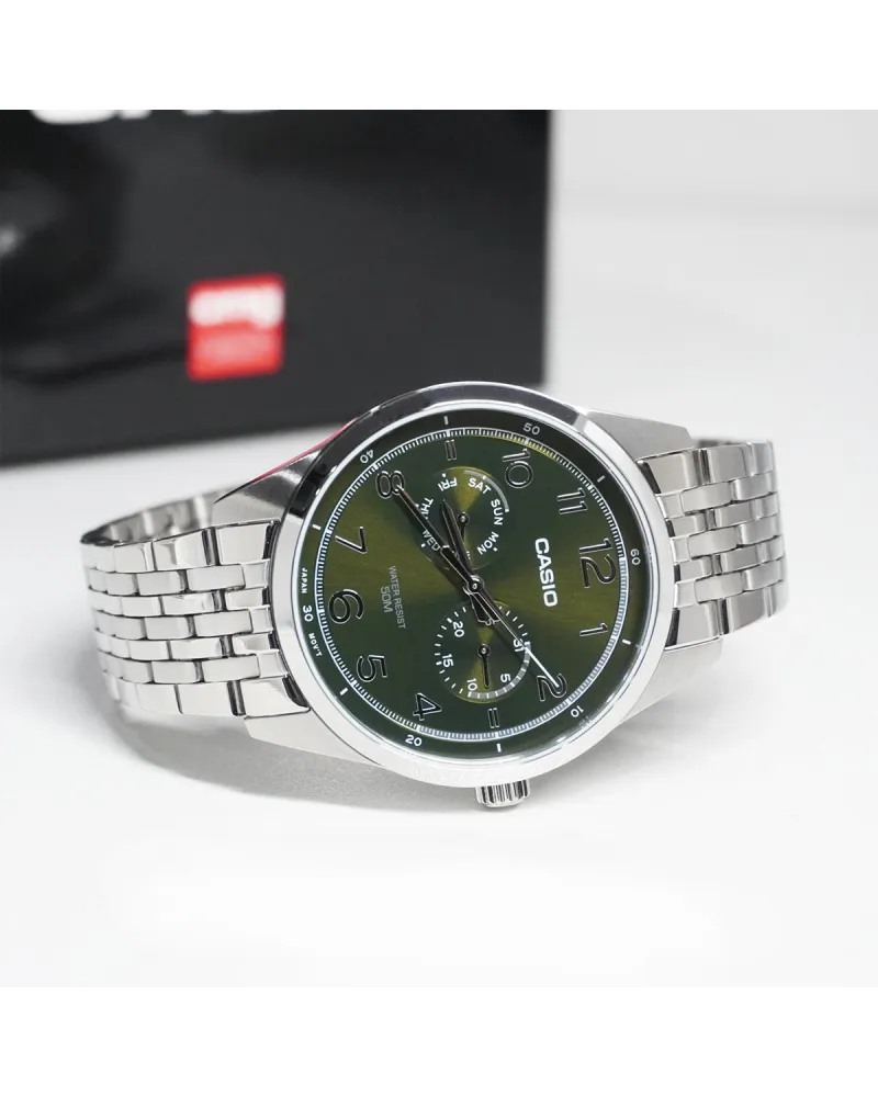ZEGAREK MĘSKI CASIO MTP-E340D-3A (zd264c) + BOX