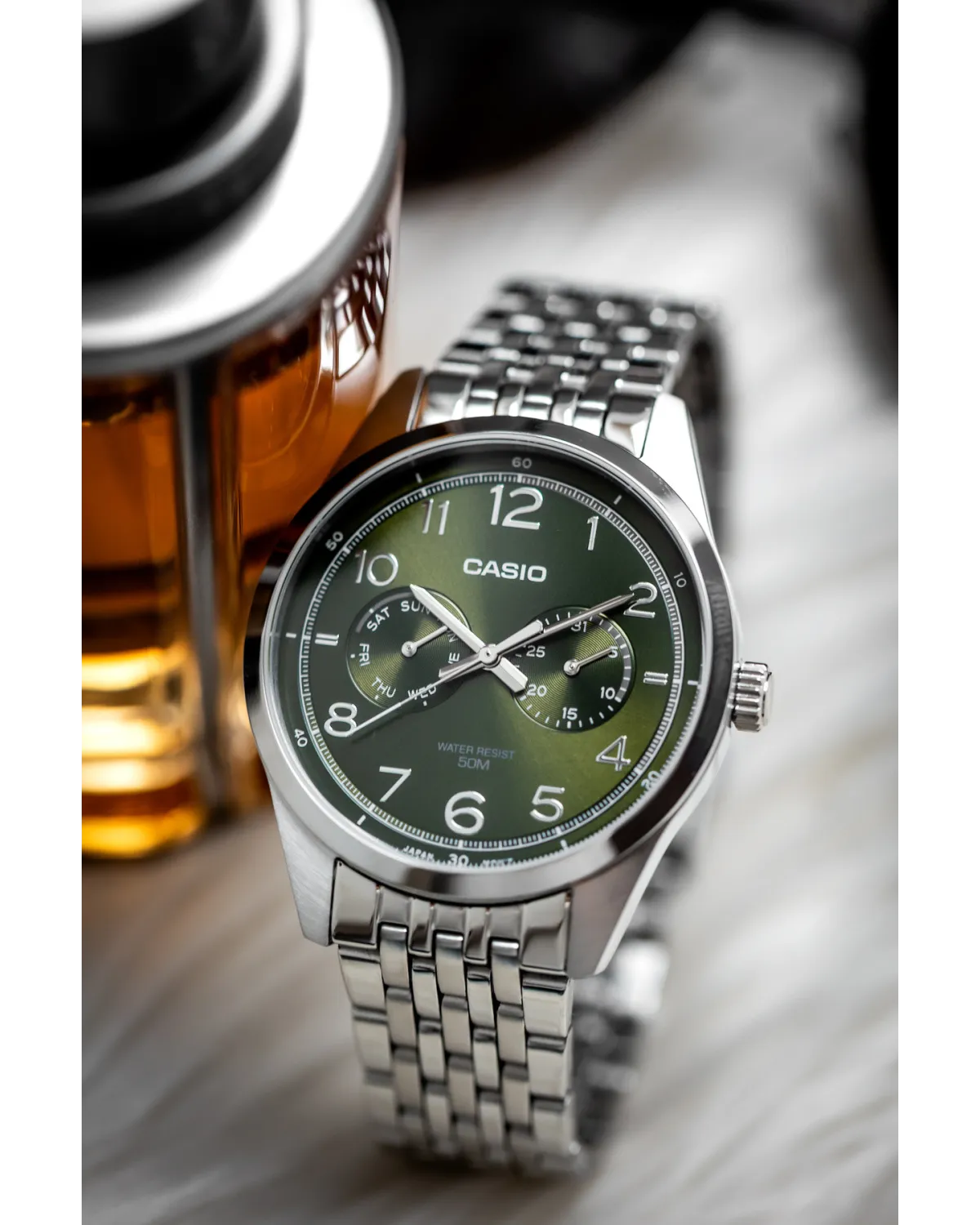 ZEGAREK MĘSKI CASIO MTP-E340D-3A (zd264c) + BOX