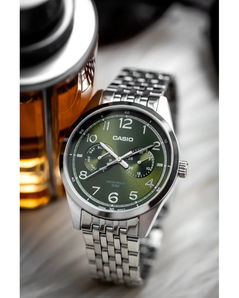 ZEGAREK MĘSKI CASIO MTP-E340D-3A (zd264c) + BOX