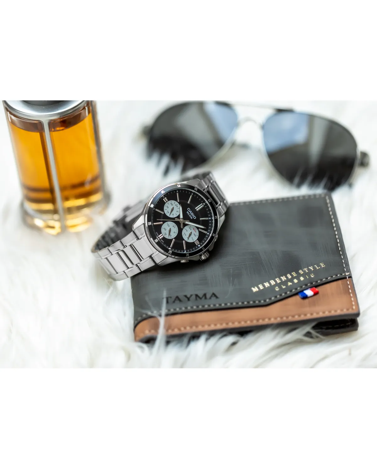 ZEGAREK MĘSKI CASIO MTP-1374D-1A3 (zd063i) + BOX