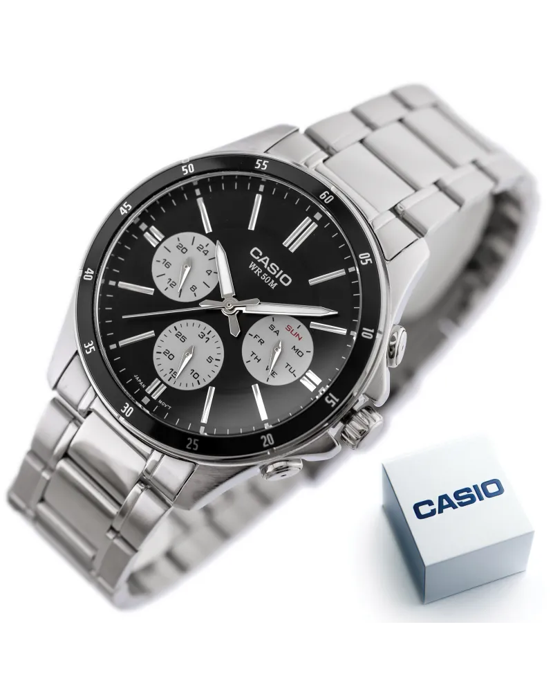 ZEGAREK MĘSKI CASIO MTP-1374D-1A3 (zd063i) + BOX