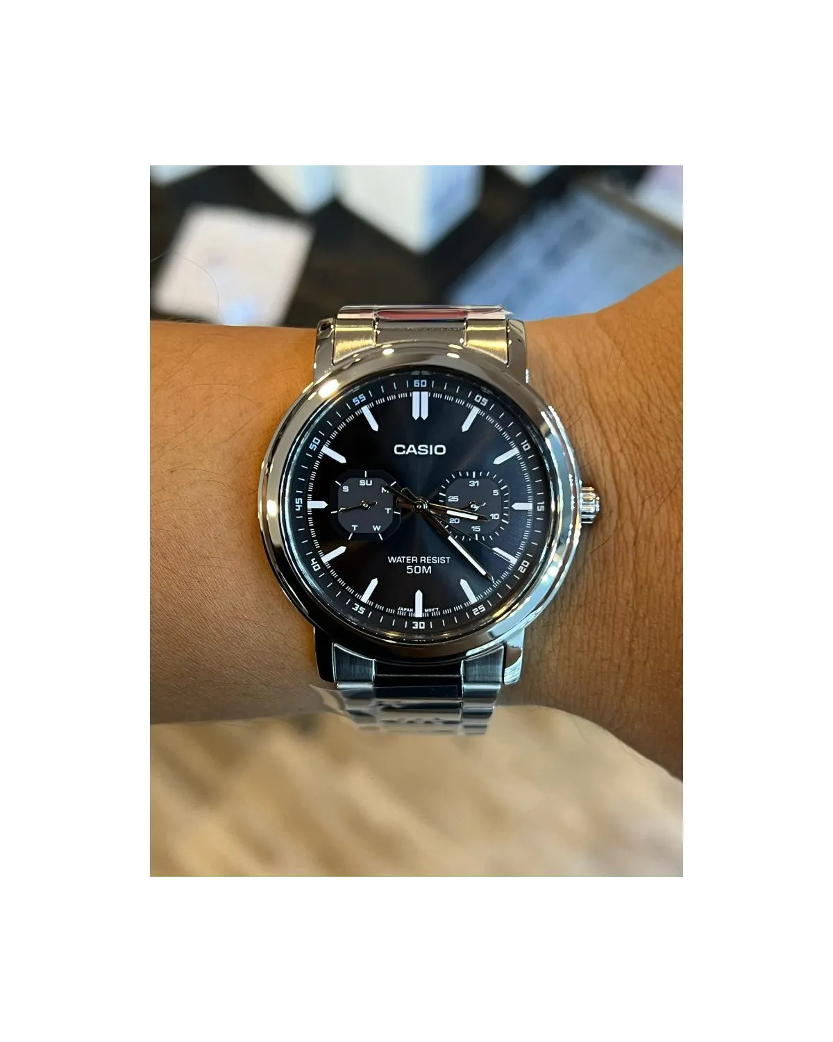 ZEGAREK MĘSKI CASIO MTP-E335D-1E (zd274a) + BOX
