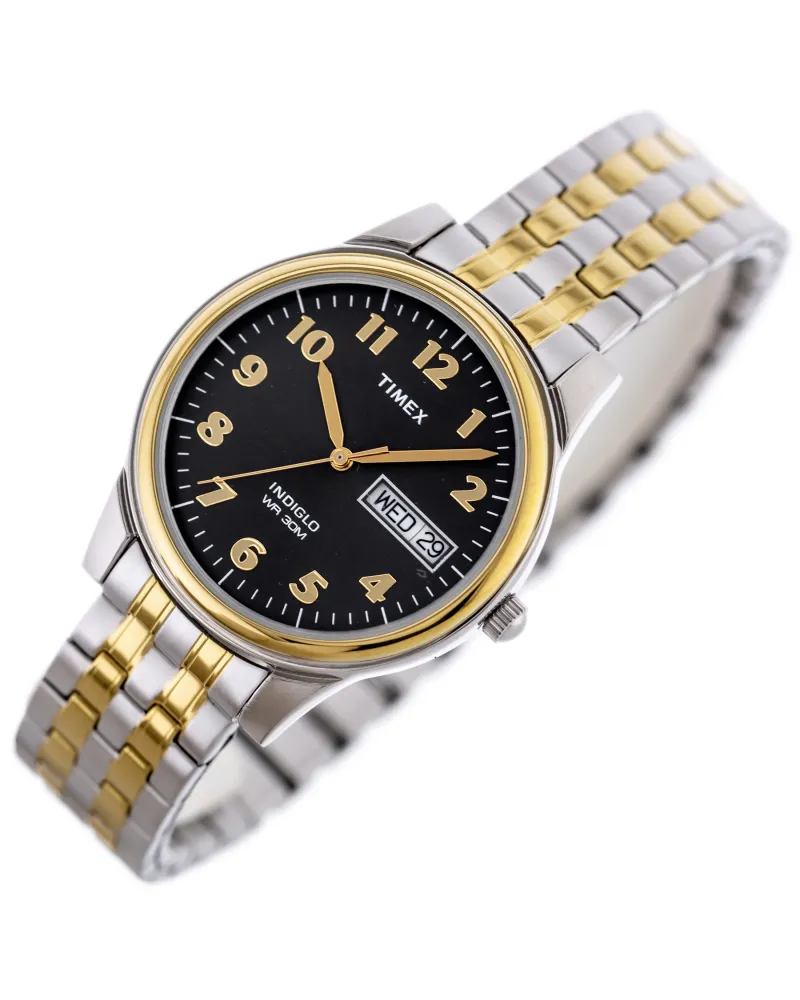 ZEGAREK MĘSKI TIMEX Charles Two-Tone T26481 INDIGLO + BOX