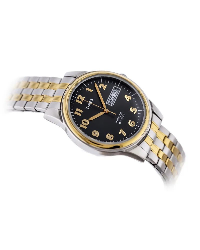 ZEGAREK MĘSKI TIMEX Charles Two-Tone T26481 INDIGLO + BOX